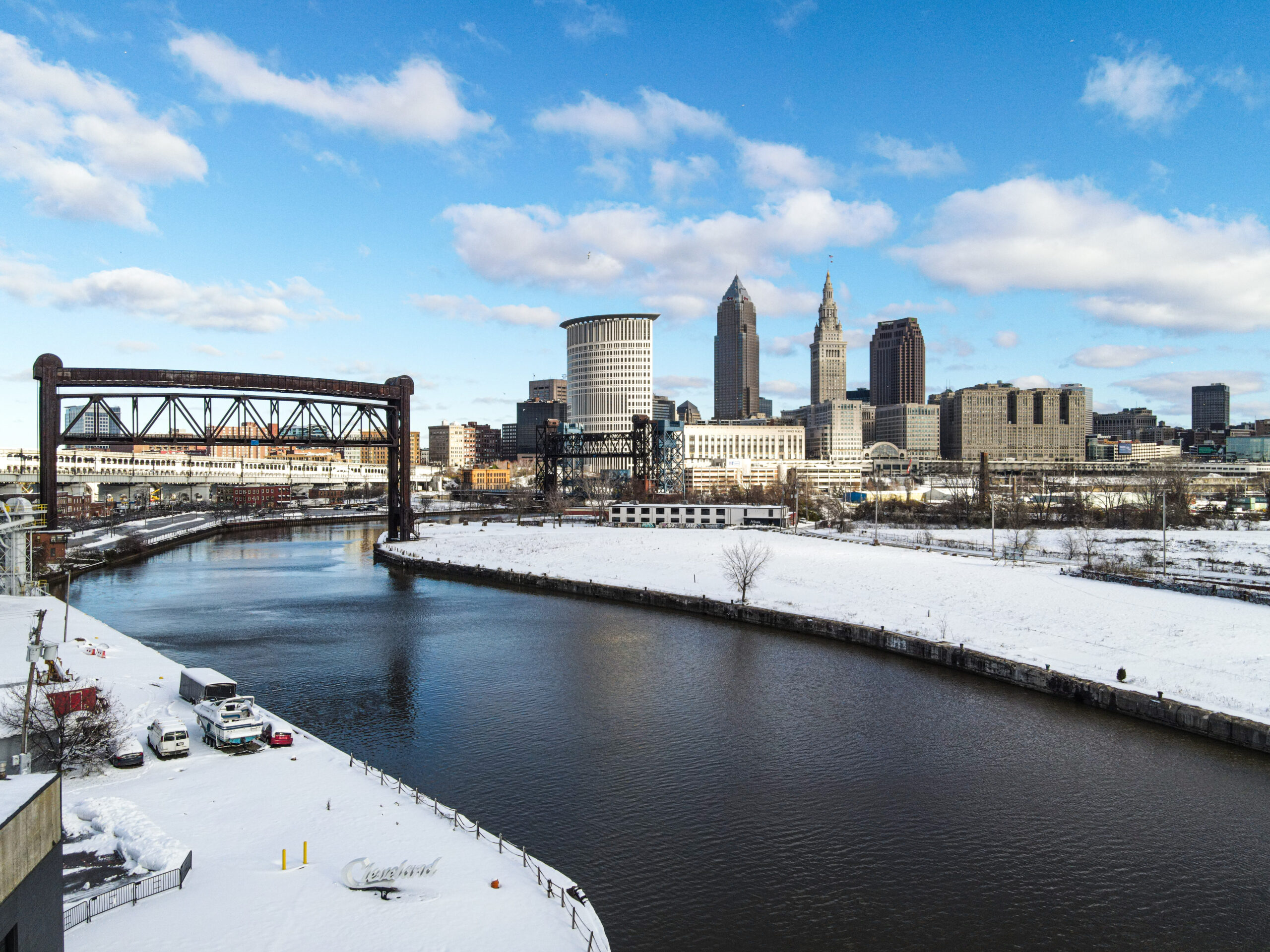 Winter in Cleveland, Ohio