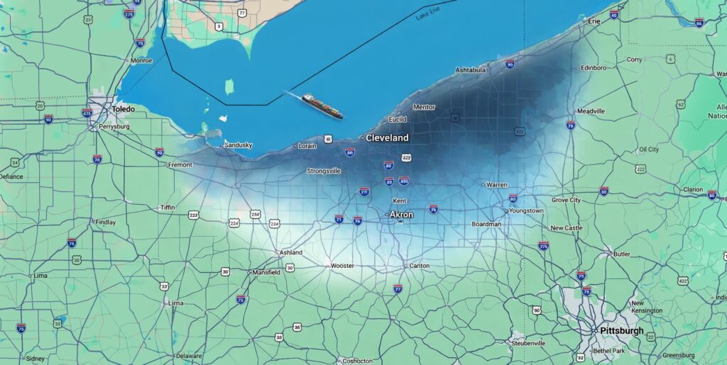 Coverage Map for Universal Oil